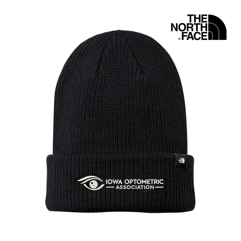 Iowa Optometric The North Face Truckstop Beanie-Black Heather