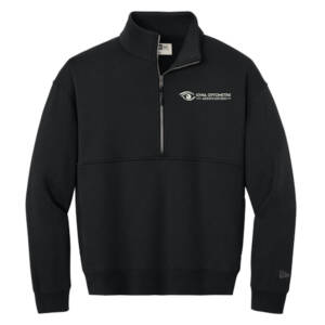 Iowa Optometric New Era Heritage Fleece 1/2-Zip Men-Black