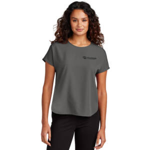 Iowa Optometric Mercer Mettle Women’s Stretch Crepe Crew – AnchorGrey