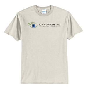 Iowa Optometric Unisex Short Sleeve Tee-Oatmeal Heather