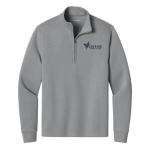 Jaybird Port Authority Wearever Signature Double Pique 1/4 Zip – GustyGrey