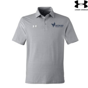 Jaybird Under Armour DRIVE Team Stripe Premium Polo Mod Grey