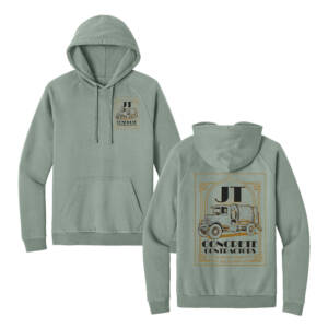 JT Concrete Contractors District Cloud Unisex Fleece Hoodie – SlateGreen