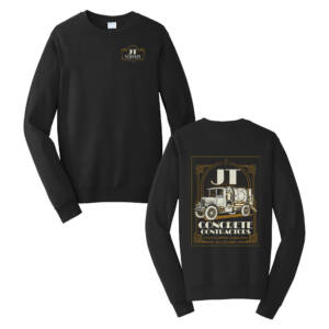 JT Concrete Contractors  Unisex Fan Favorite Crew Sweatshirt – JetBlack