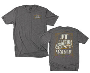 JT Concrete Contractors Unisex District Perfect Tri blend Crew Tee – GREYFrost