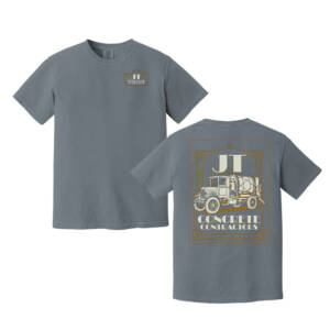 JT Concrete Contractors Unisex Comfort Colors Pigment Dyed Short Sleeve Shirt – Granite