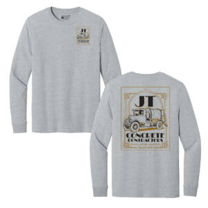 JT Concrete Contractors Carhartt Long Sleeve T Shirt – HeatherGrey