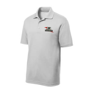 JT Concrete Contractors Sport Tek PosiCharge RacerMesh Polo – Silver