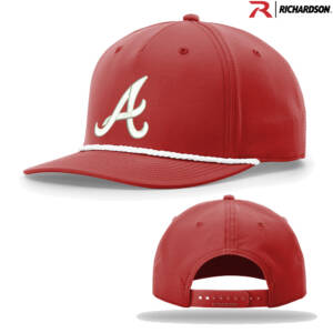 Knights BSB Richardson FIVE PANEL Classic Rope Cap-Red/White