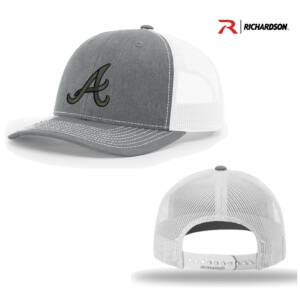 Knights BSB Richardson Pro Crown Mesh Back Adjustable back cap Split-Heather Grey/White