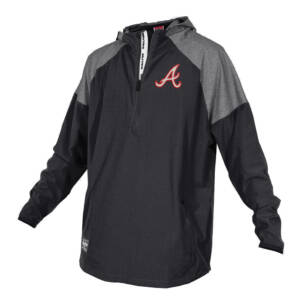 Knights BSB Rawlings Colorsync Long Sleeve 1/2 zip hooded  BP Jacket-Black