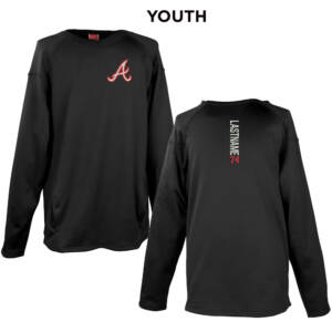 Knights BSB Rawlings YOUTH Performance Dugout Fleece Crewneck -Black