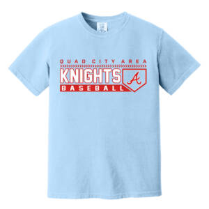 Knights BSB Comfort Colors Pigment Unisex Dyed Short Sleeve Shirt – Hydrangea