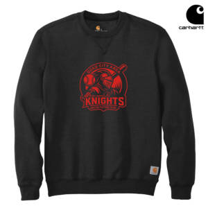 Knights BSB Carhartt Men Midweight Crewneck Sweatshirt-Black