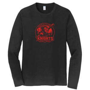 Knights BSB Unisex Cotton Long Sleeve Fan Favorite Tee-Black