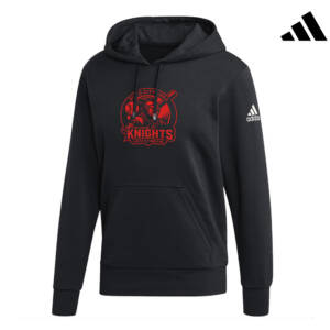 Knights BSB Adidas Unisex Fleece Hooded Sweatshirt- Black