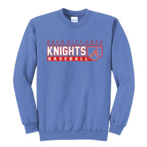 Knights BSB Unisex Fleece Crewneck Sweatshirt-Carolina