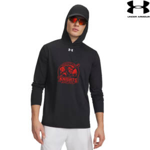 Knights BSB Under Armour Mens Team Vanish Performance Hoodie – Black