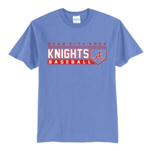 Knights BSB Unisex Short Sleeve Tee-Carolina Blue
