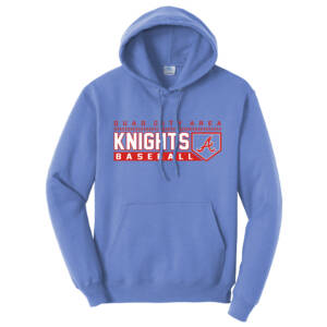 Knights BSB Unisex Fleece Hooded Sweatshirt-Carolina blue