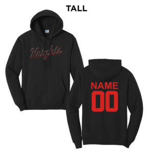 Knights BSB  TALL Classic Pullover Hooded Sweatshirt – JetBlack