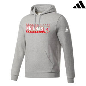 Knights BSB Adidas Fleece Unisex Hooded Sweatshirt-MedGrey Heather