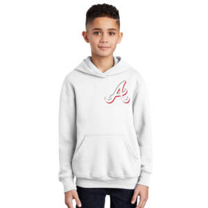 Knights BSB Youth Fleece Crewneck Sweatshirt-White