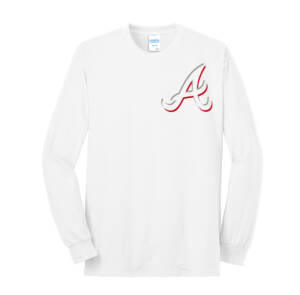 Knights BSB Unisex Long Sleeve Core Blend T Shirt – White