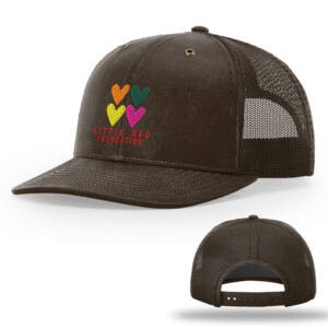 Little Red Foundation Richardson Freemont Trucker Mesh Back Adjustable back cap – Brown