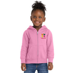 Little Red Foundation Precious Cargo Toddler Full Zip Hooded Sweatshirt 2T – CandyPink
