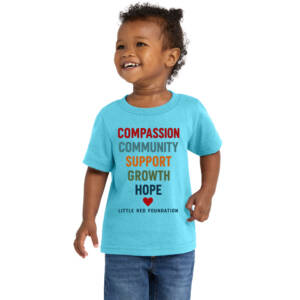 Little Red Foundation Precious Cargo Infant Cotton T Shirt – AquaticBlue