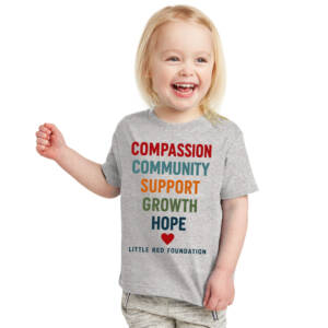 Little Red Foundation Rabbit Skins Fine Jersey Toddler T Shirt – HeatherGrey