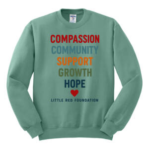 Little Red Foundation Unisex NuBlend Crewneck Sweatshirt – Sage