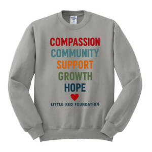 Little Red Foundation Unisex NuBlend Crewneck Sweatshirt – Rock