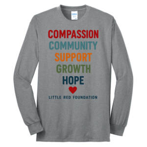 Little Red Foundation Unisex Long Sleeve Core Blend T Shirt – AthleticHeather