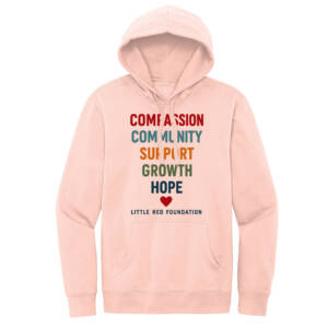 Little Red Foundation  District Unisex V.I.T. Fleece Hoodie-Rosewater Pink