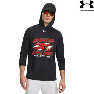 Maq Little Cards Wrestling Under Armour Mens Team Vanish Performance Hoodie-Black