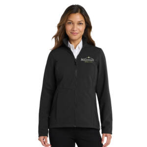 Milestone Port Authority Women’s Collective Soft Shell Jacket – DeepBLACK