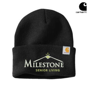 Milestone Carhartt  Acrylic Watch Cap 2.0 beanie stocking cap with cuff – Black