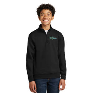 Mini Movement  Youth Core Fleece 1/4 Zip Pullover Sweatshirt – JetBlack