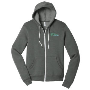 Mini Movement BELLA CANVAS Unisex Sponge Fleece Full Zip Hoodie – DeepHeather