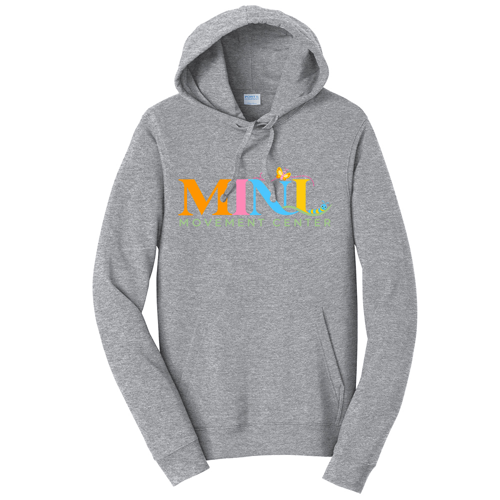 Mini Movement Unisex Fan Favorite Fleece Pullover Hooded Sweatshirt - AthleticHeather