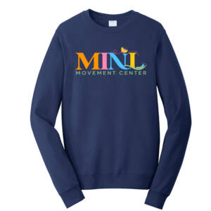 Mini Movement Unisex Fan Favorite Crew Sweatshirt -Navy