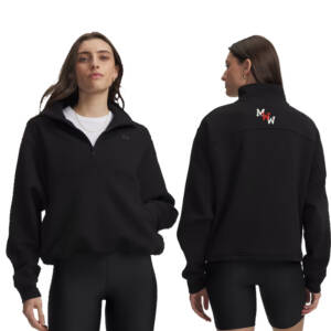 Maq Women Wrestling Under Armour Unstoppable Fleece women’s 1/2 zip Ultimate-Black