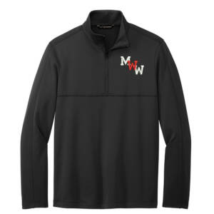 Maq Women Wrestling Port Authority Smooth Fleece 1/4 Zip – DeepBlack