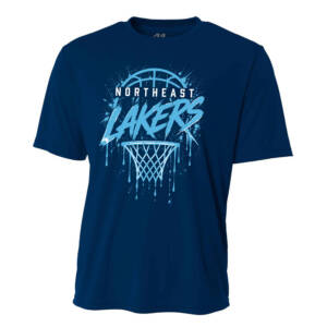 Lakers BB Adult Cooling Performance Tshirt – Navy