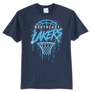 Lakers BB Unisex Short Sleeve Tee – Navy