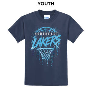 Lakers BB Youth Short Sleeve Tee – Navy