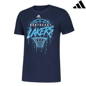 Lakers BB adidas Amplifier Short Sleeve Tee Collegiate Navy (XL-4x)