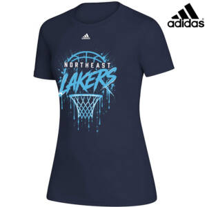 Lakers BB adidas Women’s Creator Short Sleeve Tee Collegiate Navy (XS, XL-3x)
